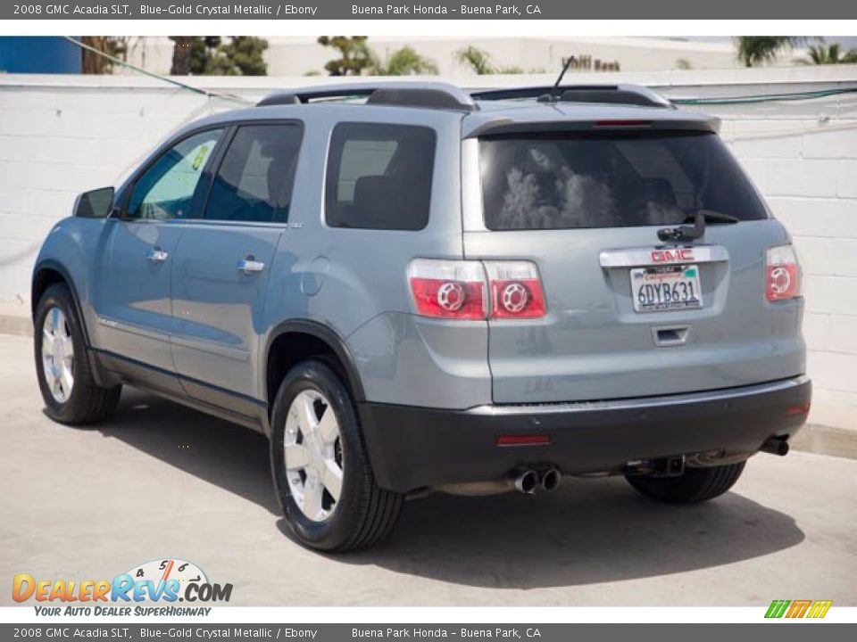 2008 GMC Acadia SLT Blue-Gold Crystal Metallic / Ebony Photo #2