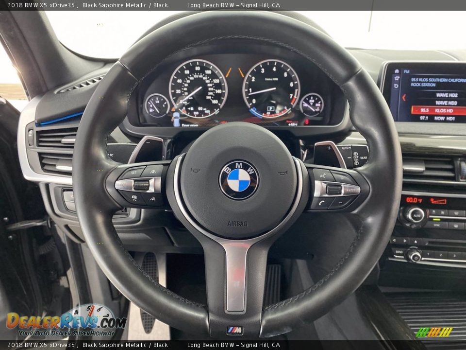 2018 BMW X5 xDrive35i Black Sapphire Metallic / Black Photo #18