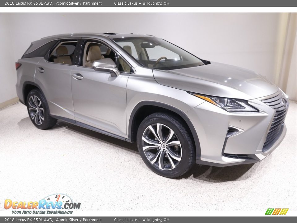 2018 Lexus RX 350L AWD Atomic Silver / Parchment Photo #1