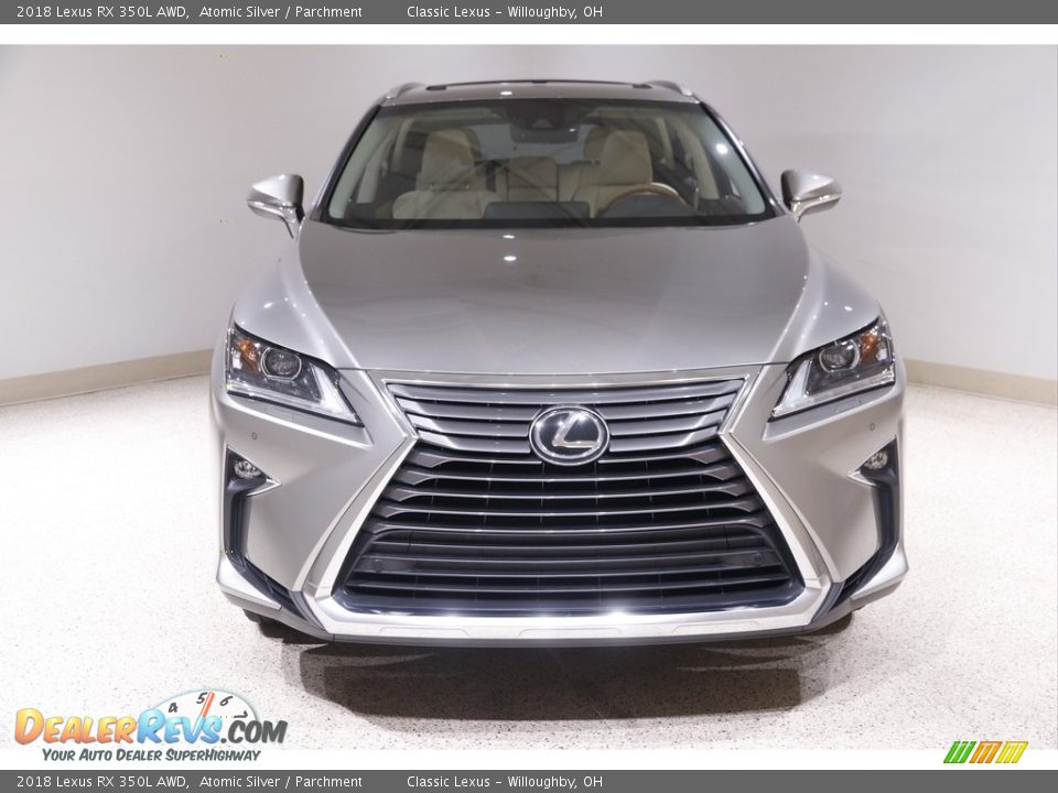 2018 Lexus RX 350L AWD Atomic Silver / Parchment Photo #2