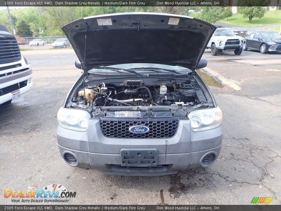 2005 Ford Escape XLS 4WD Dark Shadow Grey Metallic / Medium/Dark Flint Grey Photo #5