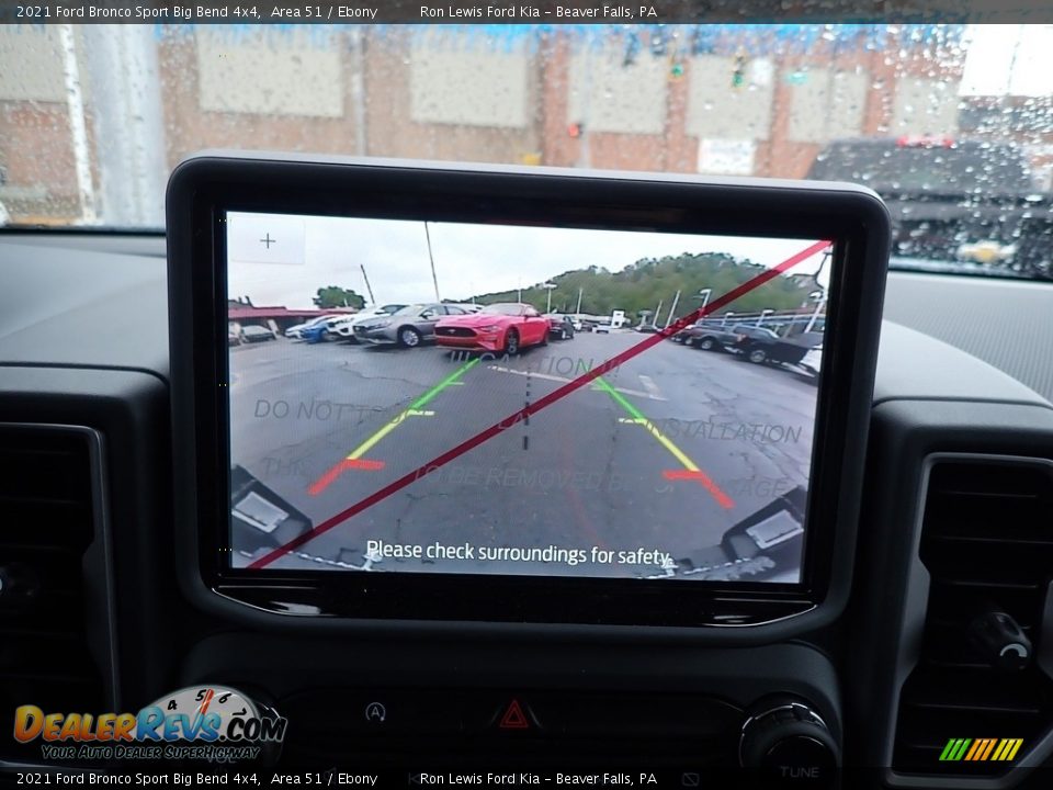 2021 Ford Bronco Sport Big Bend 4x4 Area 51 / Ebony Photo #17