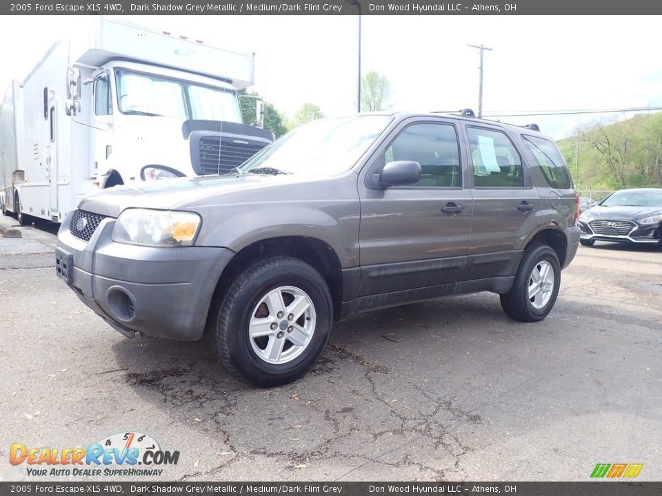 2005 Ford Escape XLS 4WD Dark Shadow Grey Metallic / Medium/Dark Flint Grey Photo #7