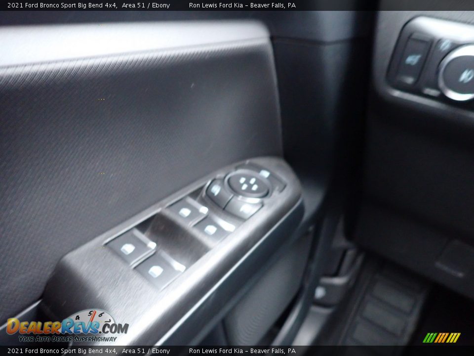 2021 Ford Bronco Sport Big Bend 4x4 Area 51 / Ebony Photo #21