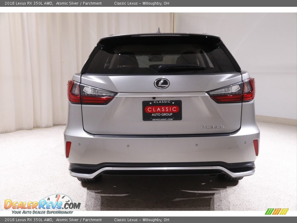 2018 Lexus RX 350L AWD Atomic Silver / Parchment Photo #20