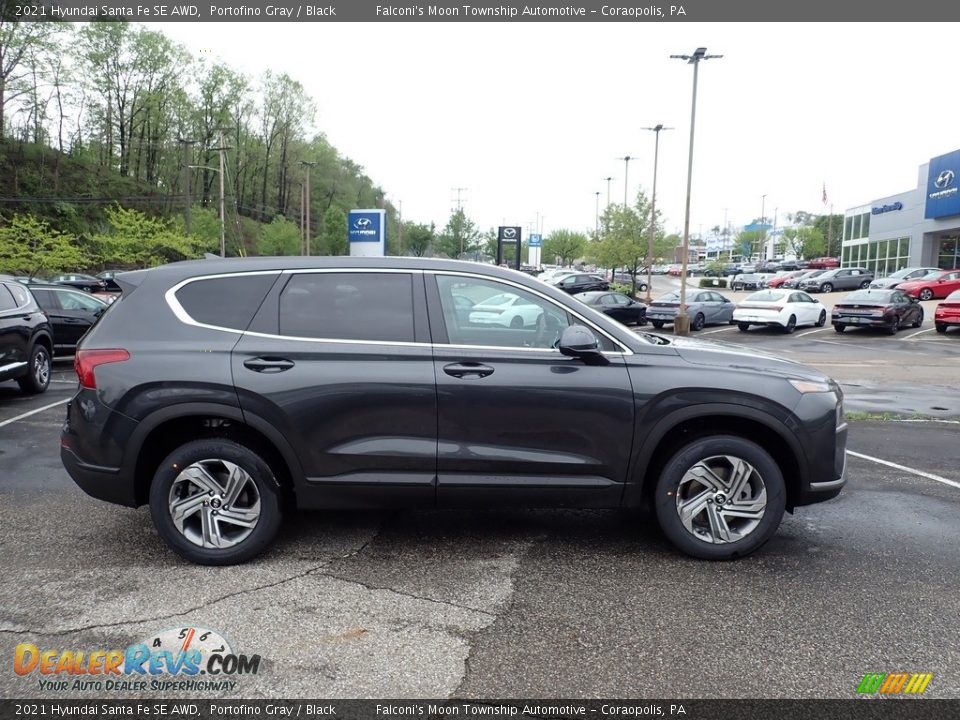 2021 Hyundai Santa Fe SE AWD Portofino Gray / Black Photo #1