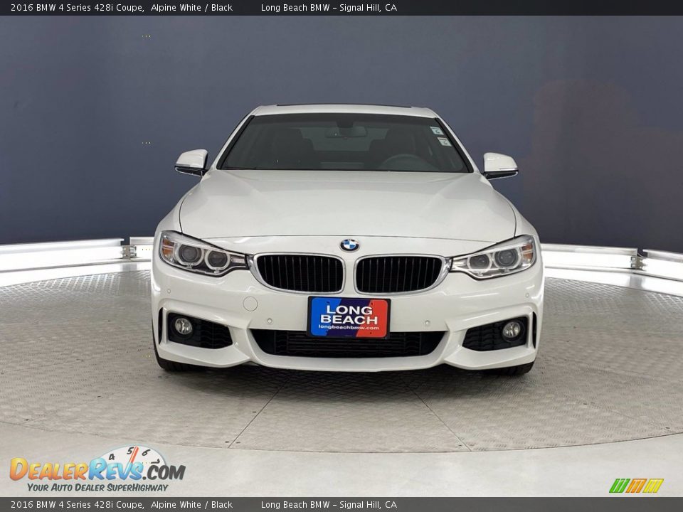 2016 BMW 4 Series 428i Coupe Alpine White / Black Photo #2