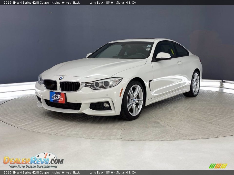 2016 BMW 4 Series 428i Coupe Alpine White / Black Photo #3