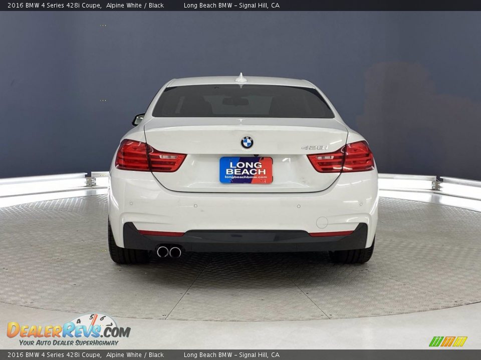 2016 BMW 4 Series 428i Coupe Alpine White / Black Photo #4