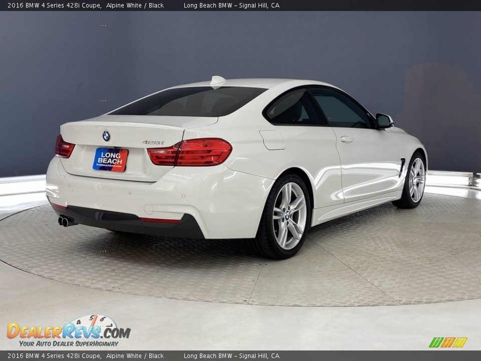 2016 BMW 4 Series 428i Coupe Alpine White / Black Photo #5