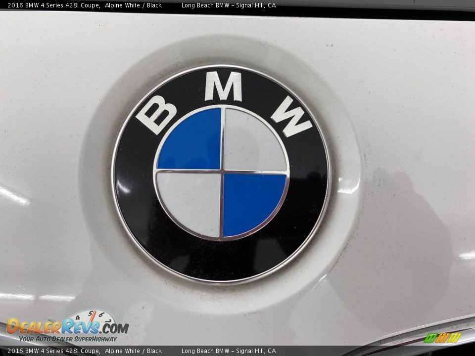 2016 BMW 4 Series 428i Coupe Alpine White / Black Photo #8