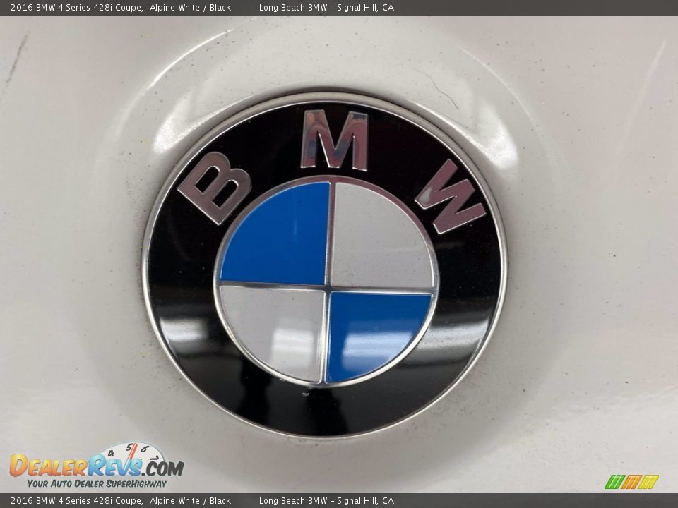 2016 BMW 4 Series 428i Coupe Alpine White / Black Photo #10