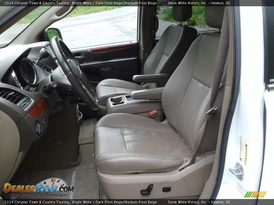 2014 Chrysler Town & Country Touring Bright White / Dark Frost Beige/Medium Frost Beige Photo #13