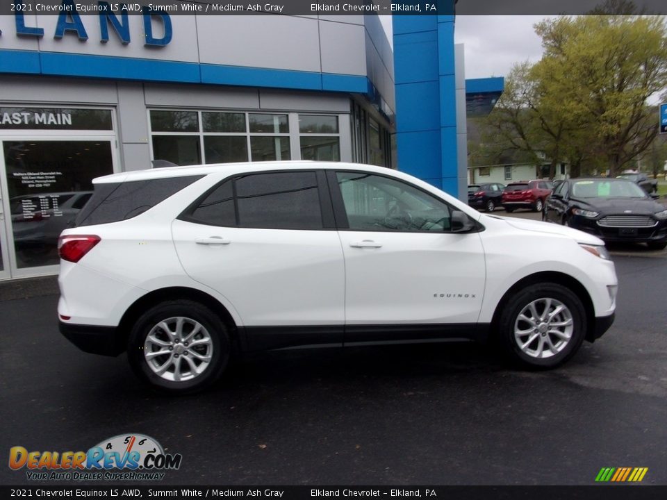 2021 Chevrolet Equinox LS AWD Summit White / Medium Ash Gray Photo #2