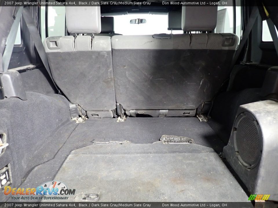 2007 Jeep Wrangler Unlimited Sahara 4x4 Black / Dark Slate Gray/Medium Slate Gray Photo #12