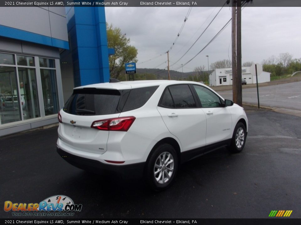 2021 Chevrolet Equinox LS AWD Summit White / Medium Ash Gray Photo #3