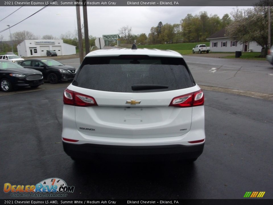 2021 Chevrolet Equinox LS AWD Summit White / Medium Ash Gray Photo #4