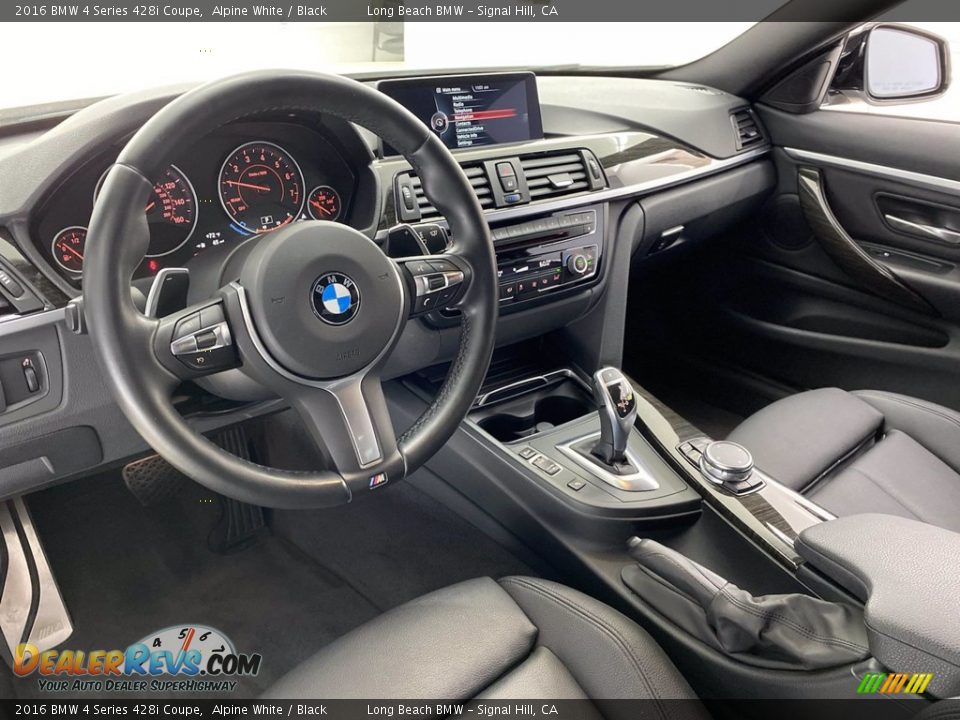 2016 BMW 4 Series 428i Coupe Alpine White / Black Photo #16