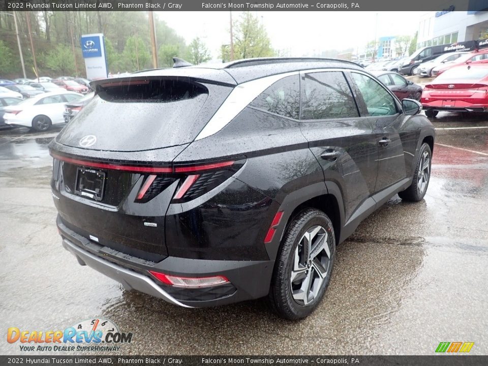 2022 Hyundai Tucson Limited AWD Phantom Black / Gray Photo #2