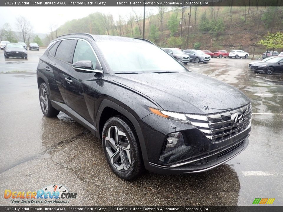 2022 Hyundai Tucson Limited AWD Phantom Black / Gray Photo #3