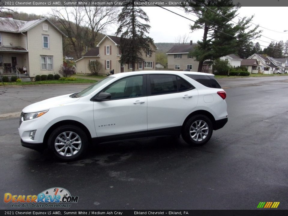 2021 Chevrolet Equinox LS AWD Summit White / Medium Ash Gray Photo #6