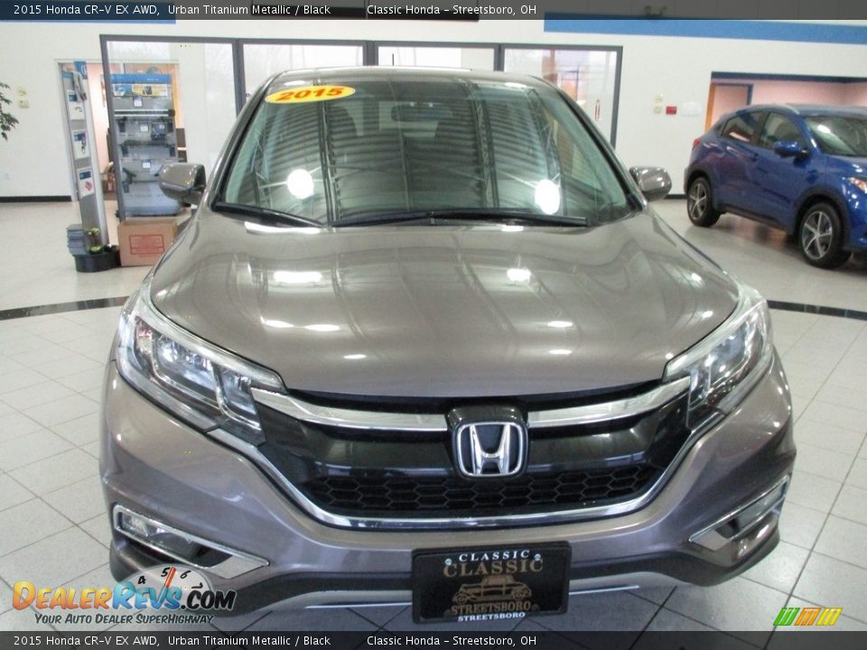 2015 Honda CR-V EX AWD Urban Titanium Metallic / Black Photo #2