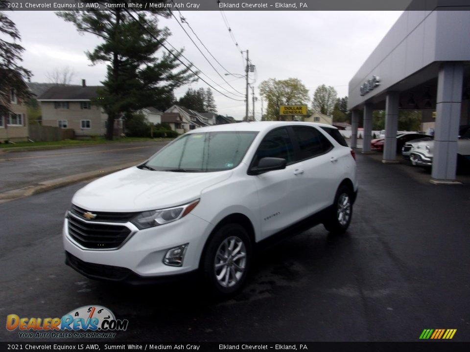 2021 Chevrolet Equinox LS AWD Summit White / Medium Ash Gray Photo #7