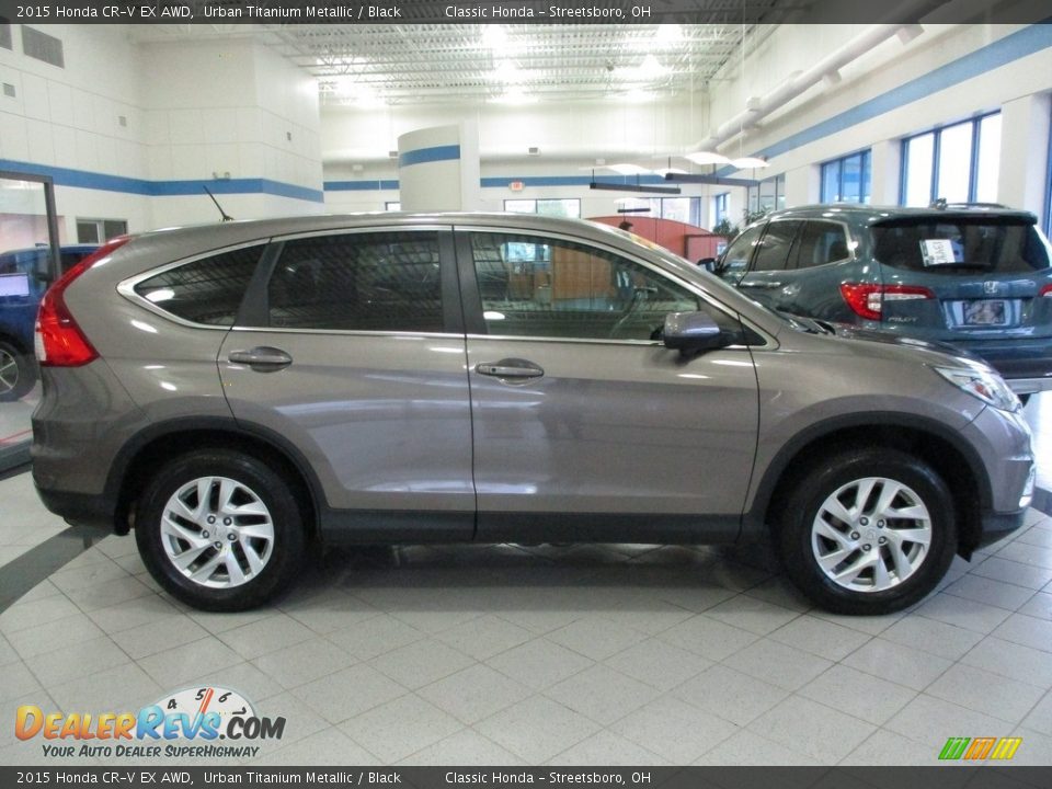 2015 Honda CR-V EX AWD Urban Titanium Metallic / Black Photo #4