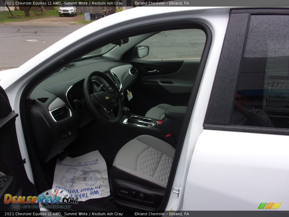 2021 Chevrolet Equinox LS AWD Summit White / Medium Ash Gray Photo #11