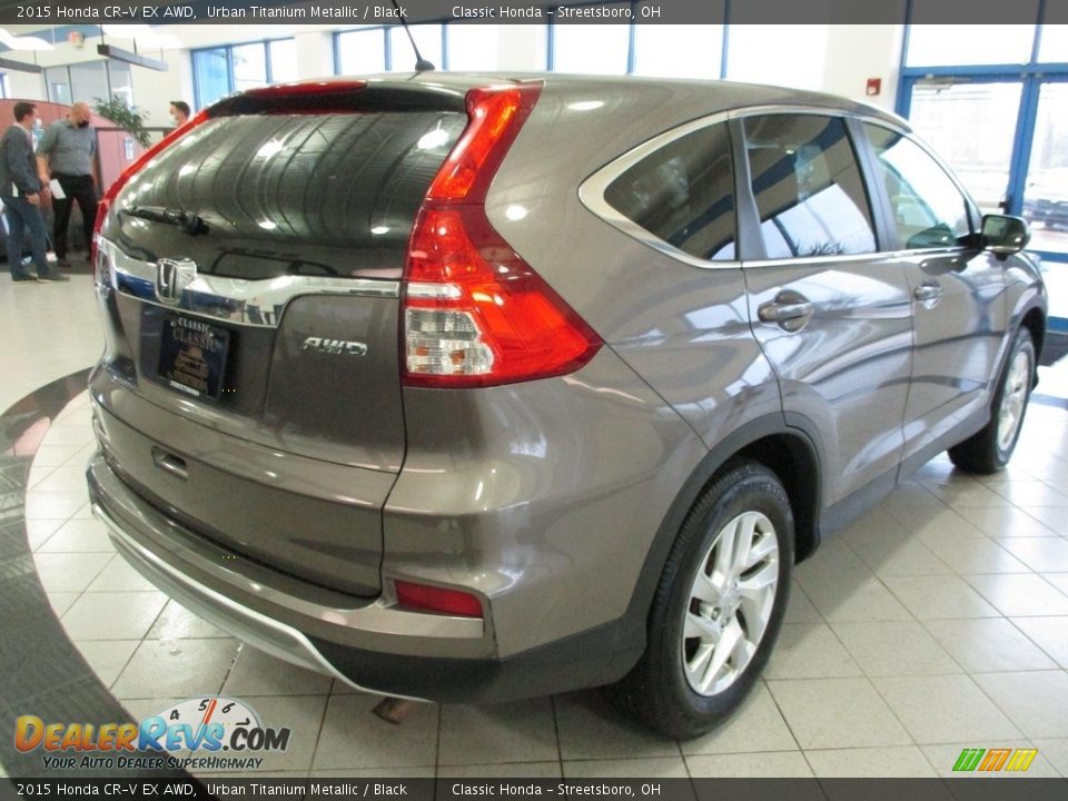 2015 Honda CR-V EX AWD Urban Titanium Metallic / Black Photo #7