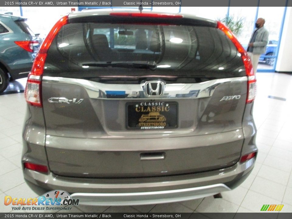 2015 Honda CR-V EX AWD Urban Titanium Metallic / Black Photo #8