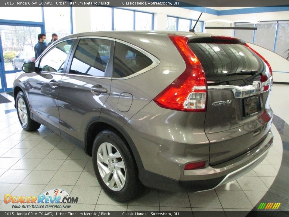 2015 Honda CR-V EX AWD Urban Titanium Metallic / Black Photo #9