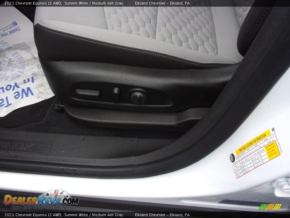 2021 Chevrolet Equinox LS AWD Summit White / Medium Ash Gray Photo #13