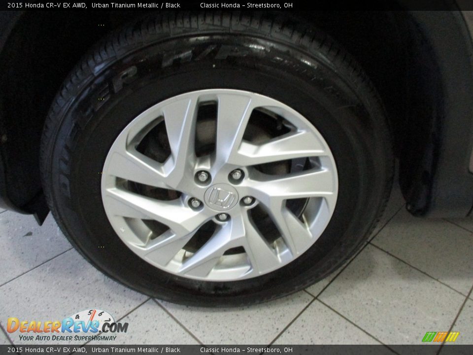 2015 Honda CR-V EX AWD Urban Titanium Metallic / Black Photo #12