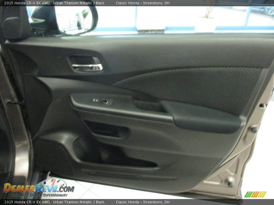 2015 Honda CR-V EX AWD Urban Titanium Metallic / Black Photo #14