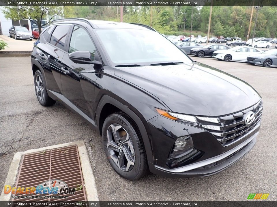 2022 Hyundai Tucson SEL AWD Phantom Black / Gray Photo #3