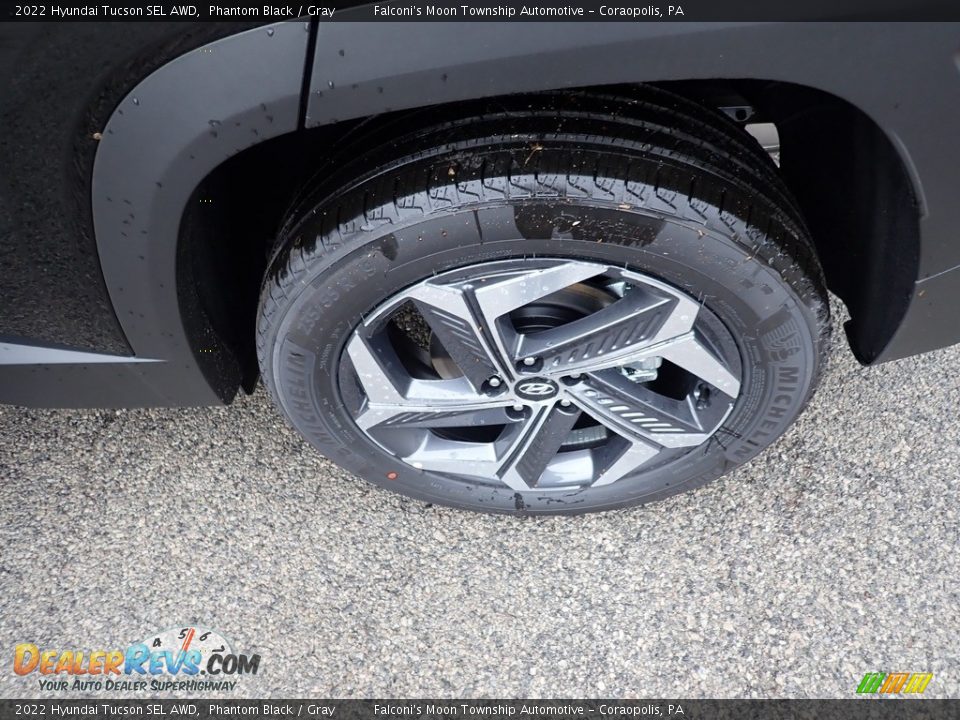 2022 Hyundai Tucson SEL AWD Phantom Black / Gray Photo #7