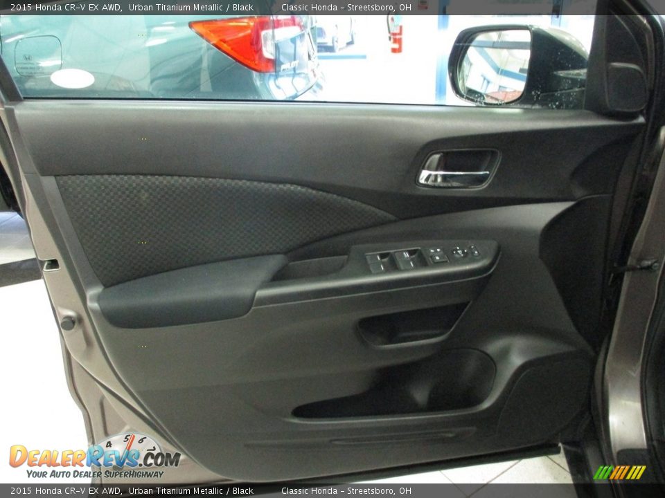2015 Honda CR-V EX AWD Urban Titanium Metallic / Black Photo #27