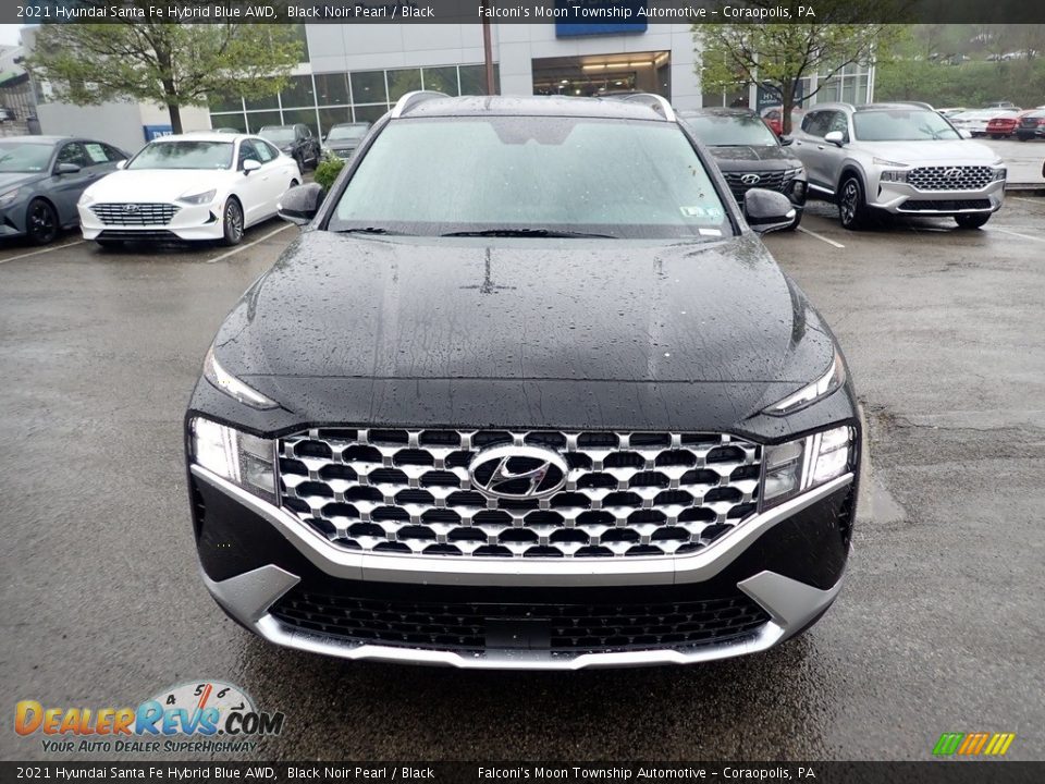 2021 Hyundai Santa Fe Hybrid Blue AWD Black Noir Pearl / Black Photo #4