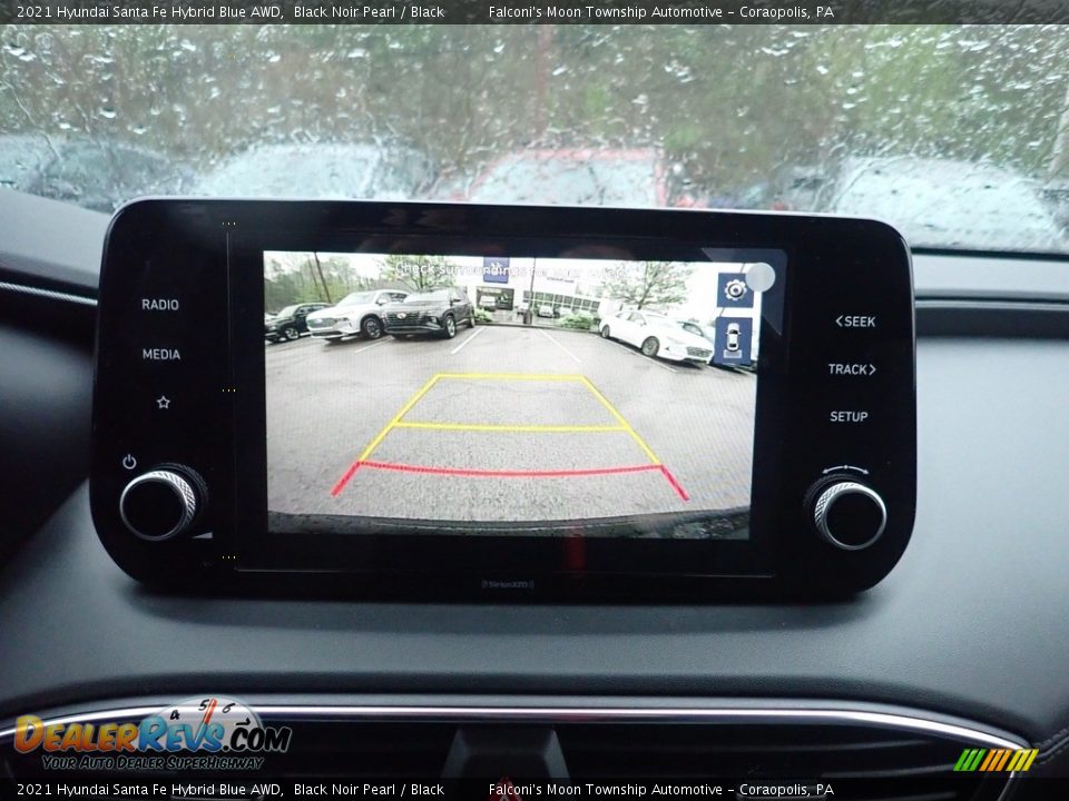 Controls of 2021 Hyundai Santa Fe Hybrid Blue AWD Photo #14