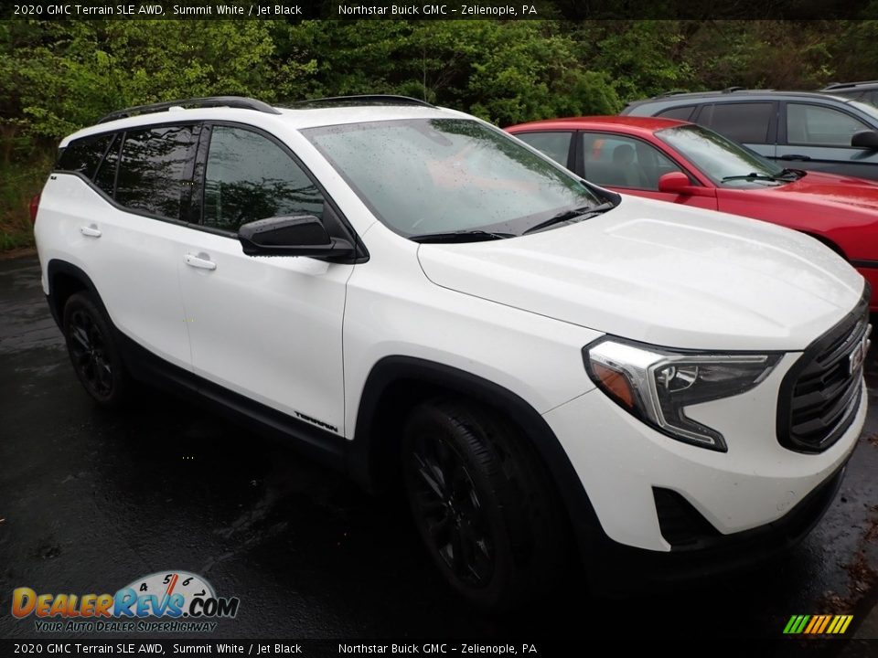 2020 GMC Terrain SLE AWD Summit White / Jet Black Photo #4