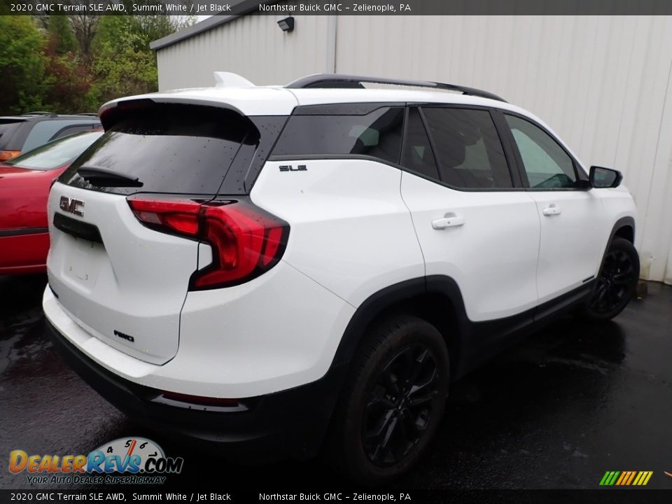 2020 GMC Terrain SLE AWD Summit White / Jet Black Photo #5