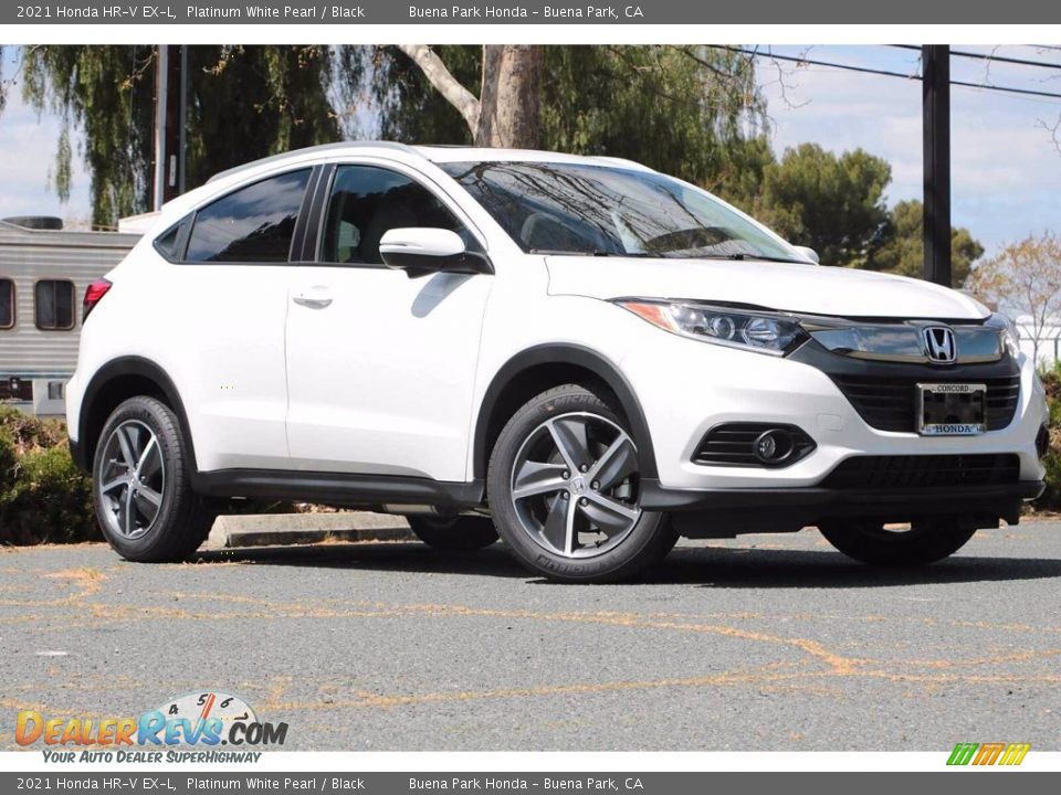 2021 Honda HR-V EX-L Platinum White Pearl / Black Photo #2