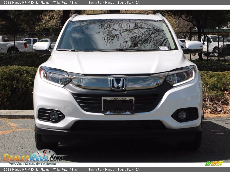 2021 Honda HR-V EX-L Platinum White Pearl / Black Photo #3