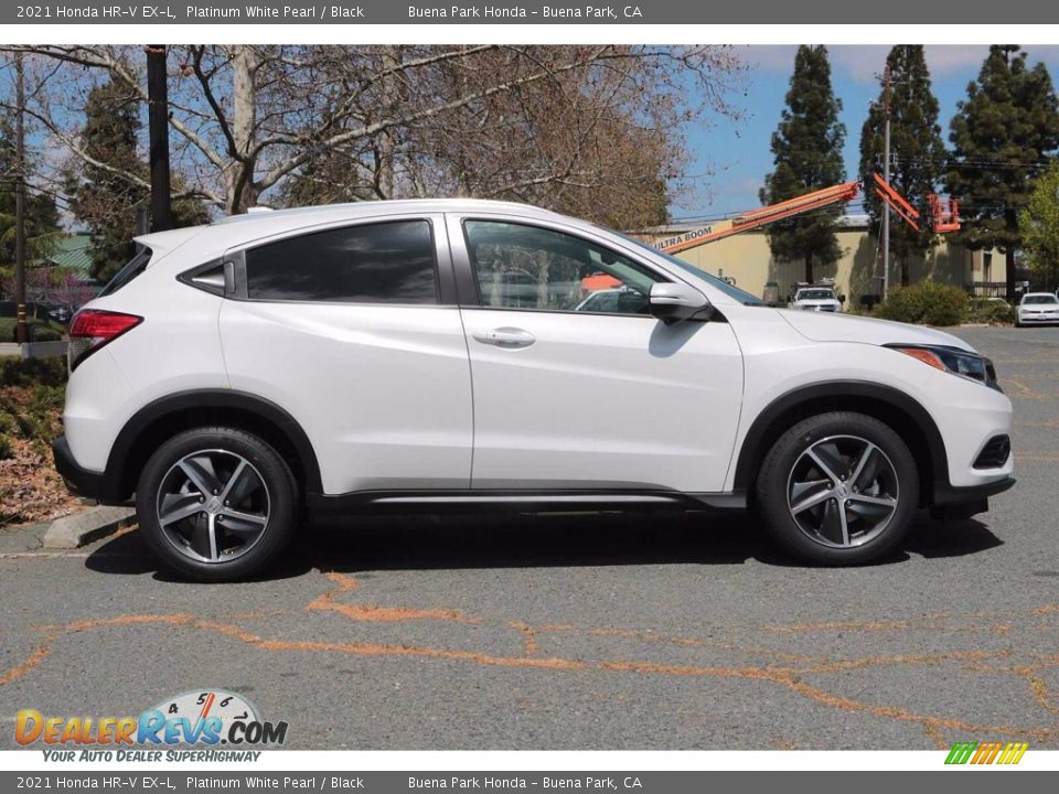 2021 Honda HR-V EX-L Platinum White Pearl / Black Photo #4