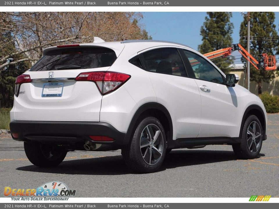 2021 Honda HR-V EX-L Platinum White Pearl / Black Photo #5