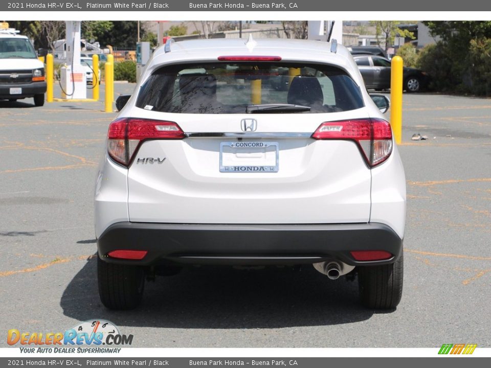 2021 Honda HR-V EX-L Platinum White Pearl / Black Photo #6