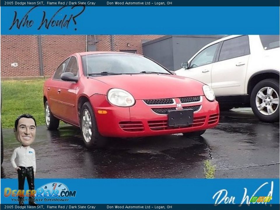 2005 Dodge Neon SXT Flame Red / Dark Slate Gray Photo #1