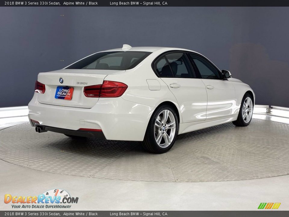 2018 BMW 3 Series 330i Sedan Alpine White / Black Photo #5