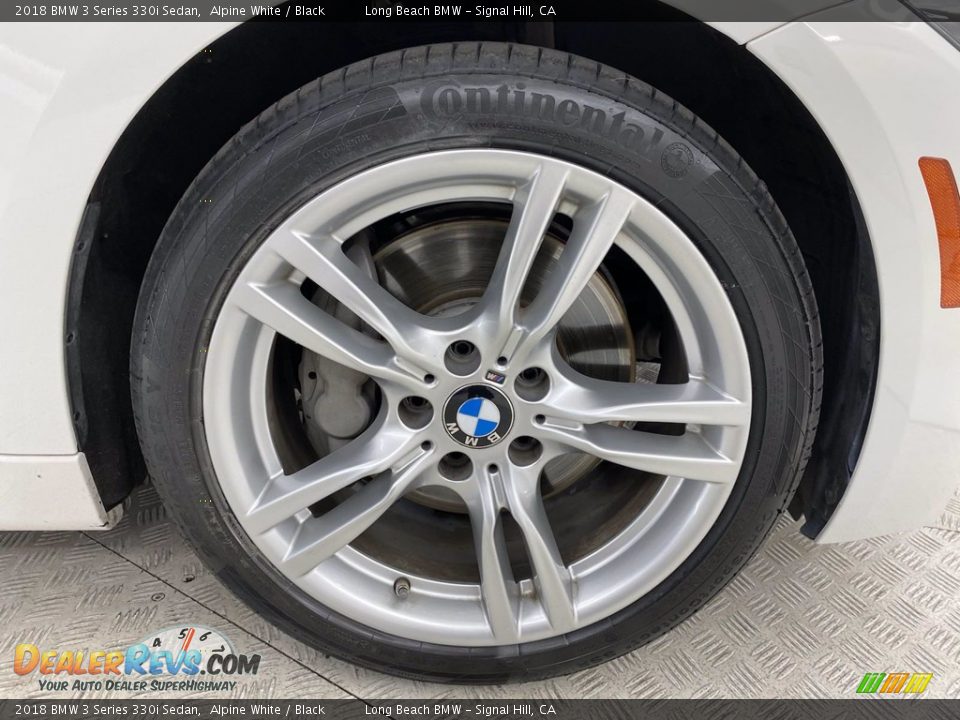 2018 BMW 3 Series 330i Sedan Alpine White / Black Photo #6
